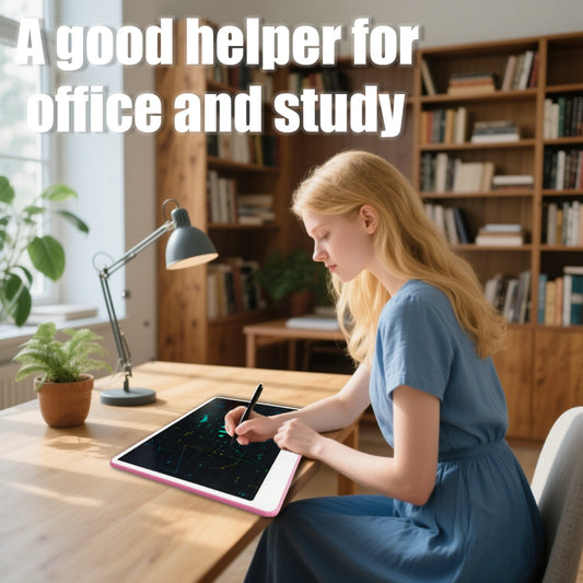 16” LCD Writing Tablet for Kids – Large Colorful Doodle Board with One-Click Erase, Reusable Drawing Pad for Toddlers