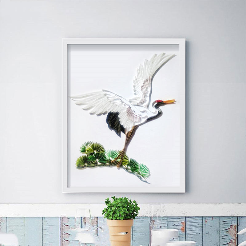 Quilted Paper Illustration Material Package Set Lobby/ Baby Room Decoration Painting Slot